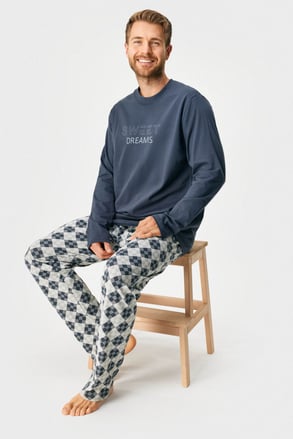 Baumwollpyjama Melvin lang