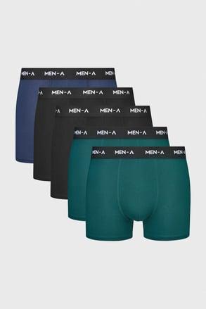 5PACK bamboe boxershorts MEN-A George II
