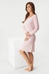 Bawełniana damska koszula nocna Timeless Stripe krótka 7e7c868c-7c2b-47df-9d52-aaf47598ec00