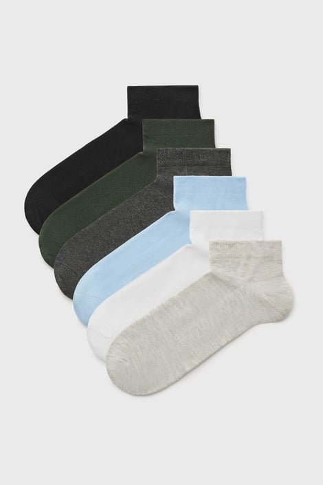 7er-PACK Baumwollsocken JACK AND JONES JACDelan knöchelhoch