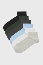 7er-PACK Baumwollsocken JACK AND JONES JACDelan knöchelhoch