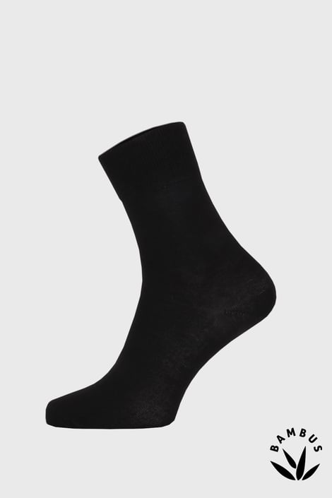Čierne bambusové ponožky vysoké
