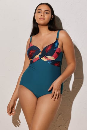 Jednoczęściowy modelujący strój kąpielowy Kirsten