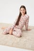 Pijama din bumbac pentru fete Bow cu pantaloni lungi 8e4c3900-8e72-4c2a-3b9f-6346fc23b200
