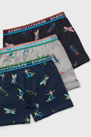 3PACK boxeri pentru băieți Surf