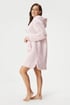 Halat călduros DKNY Chill as Can Be scurt cu glugă 943cd0d5-9ba9-496e-8249-1c97f063e600