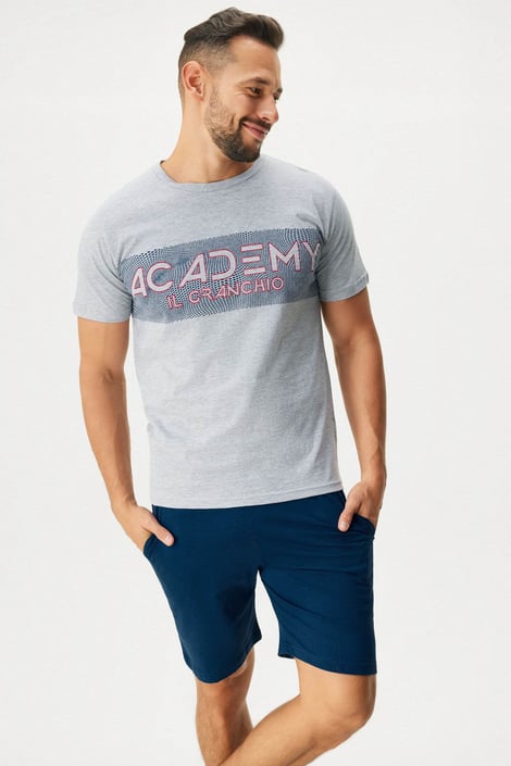 Herren-Baumwollpyjama Andreas mit kurzem Bein