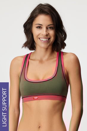 Sutien sport Diesel Mileys Khaki Sutien sport Diesel Mileys Khaki