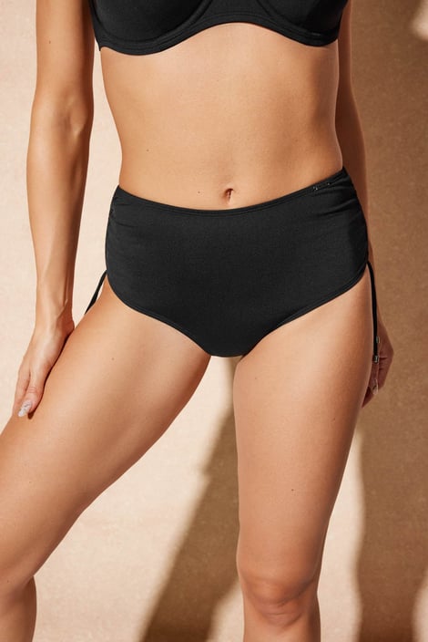Slip costum de baie Splash Black