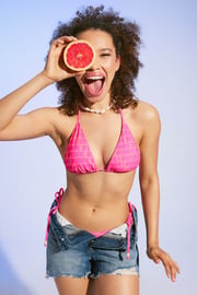 PINK STORM Tamu bikini felső