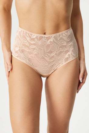 Klasické nohavičky Lace Nature s vysokým pásom