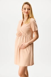 Schwangerschaftsnachthemd aus Baumwolle Brianna kurz