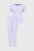 Dámské bavlněné pyžamo Pointelle s dlouhými nohavicemi ATXPER001_pyz_01