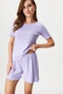 Дамска памучна пижама Pointelle къса ATXPER002_pyz_08
