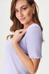 Dámské bavlněné pyžamo Pointelle s krátkými nohavicemi ATXPER002_pyz_19