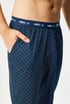 Piżama bawełniana MEN-A Navy długa ATXmen_009_pyz_04