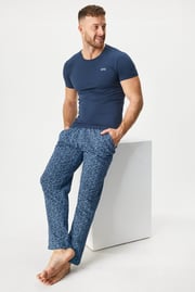 Katoenen pyjama MEN-A Navy lang