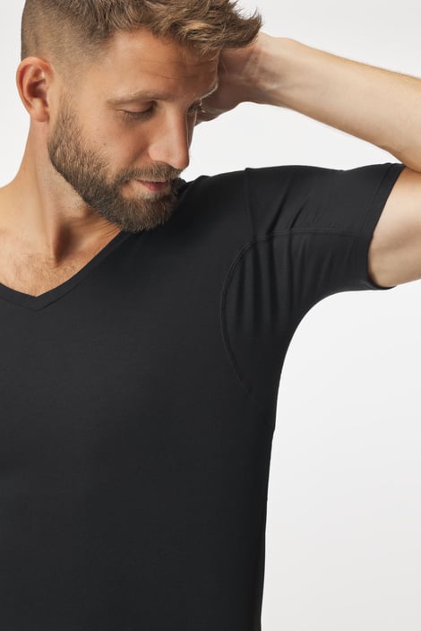 Αόρατο μπλουζάκι κάτω από πουκάμισο MEN-A με ενίσχυση μασχάλης | Astratex.gr