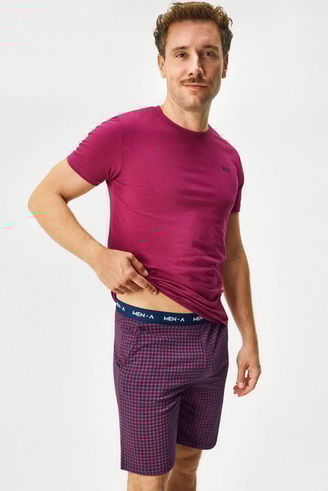 Pijama din bumbac MEN-A Comfort scurtă Pijama din bumbac MEN-A Comfort scurtă