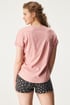 Kratka bombažna majica Adore Adore41303_pyz_02 - roza