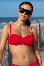Bikini-Oberteil Alice red