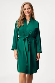 Kratka satenasta jutranja halja Amina