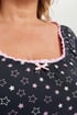 Těhotenská bavlněná noční košile Antilia krátká Antilia_kos_06 - šedá