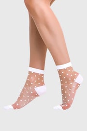 Silonové ponožky Bellinda Trendy biele