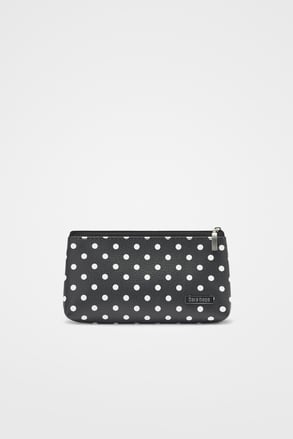 Geantă cosmetice Dara bags Baggie Middle BW Dots Geantă cosmetice Dara bags Baggie Middle BW Dots