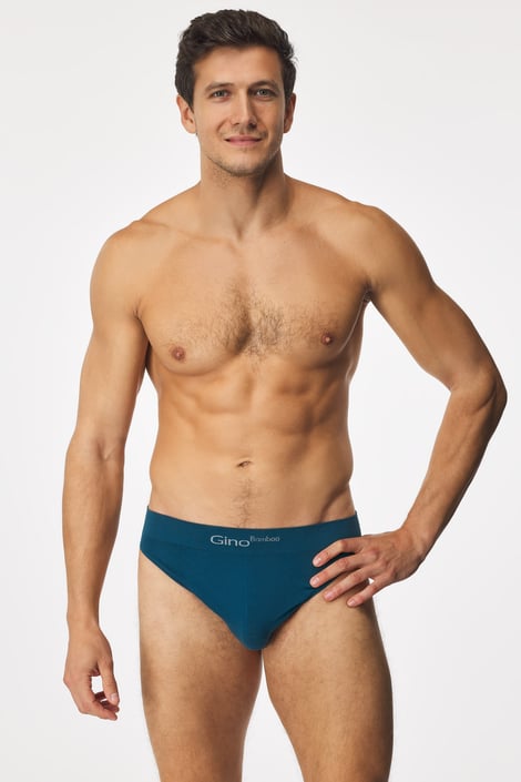 Bamboe slip Petrol Blue naadloos Bamboe slip Petrol Blue naadloos