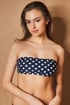 Верхня частина жіночого купальника Joyra Bandeau Bandeau02ATX_04 - синій