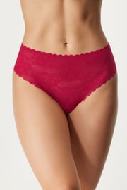 String Bellie met hoge taille