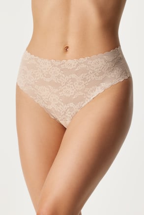 String Bellie met hoge taille