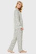 Aruelle Bethany pizsama, hosszú Bethany_pyz_03 - fehér-fekete