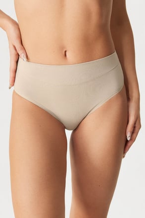 Majtki klasyczne Blanca z wysokim stanem bawełniane