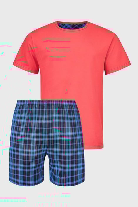 Bawełniana piżama męska Bricke z krótkimi nogawkami