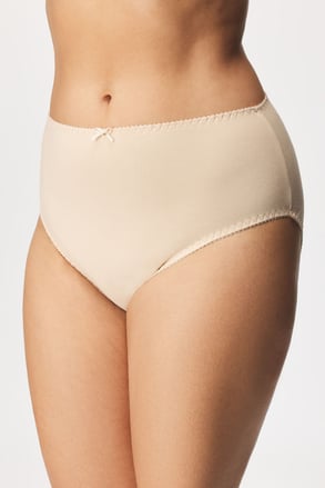 Slip Mariana Plus size aus Fitness-Baumwolle höher geschnitten