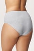 Chilot Mariana Plus size din bumbac fitness, talie înaltă Briefs02ATX_kal_22 - gri