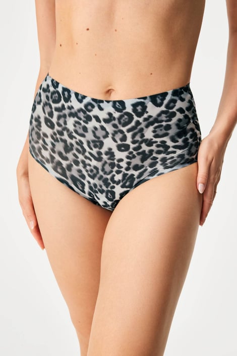 Класически бикини CHANTELLE Softstretch Grey Leopard с висока талия Класически бикини CHANTELLE Softstretch Grey Leopard с висока талия