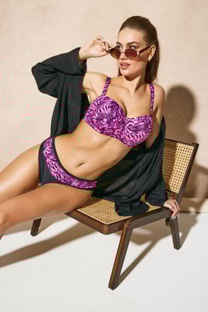 Costum de baie două piuese Panther Pink