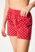Pantaloni pijama scurți de bumbac Christmas Trees CHTREE_004_sor_04