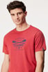 Czerwony T-shirt LOAP Berden CLM2221_J19XJ_09