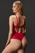 Erotische body Chilisa Obsessive met open kruisje Chilisa_bod_05 - rood