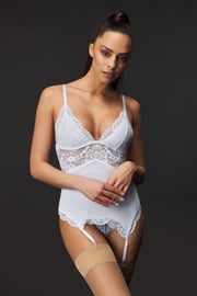 Corset seducător White Amour