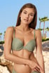 Dames bikinitop Curacao Eco I D1695MI54GE20_02 - kaki