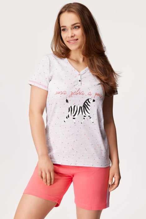Zebra női pizsama szett