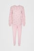 Rosa pamut pizsama, hosszú DDF02E301_pyz_01
