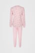 Rosa pamut pizsama, hosszú DDF02E301_pyz_02