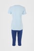 Bavlněné pyžamo Azzurro krátké DDF11E301_pyz_02