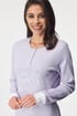 Bavlněná noční košile Aubri krátká DDF49I301_kos_07 - fialová